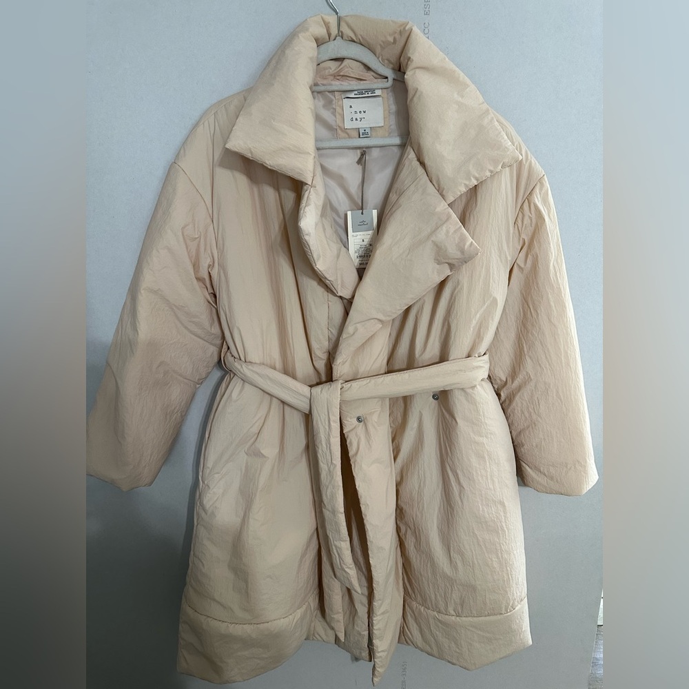 Target Cream Water-Resistant Jacket